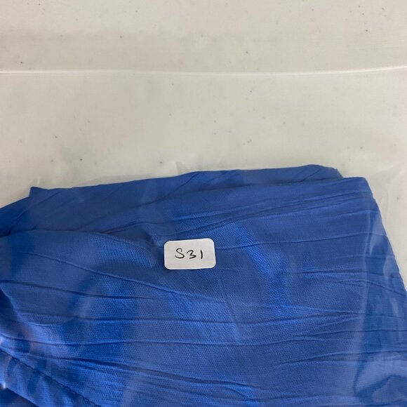 Lulus Cute Composure Cobalt Blue Textured Tie-Front Long Sleeve Top - Picture 9 of 9